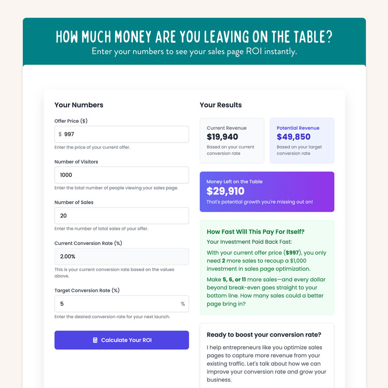 sales-page-roi-calculator